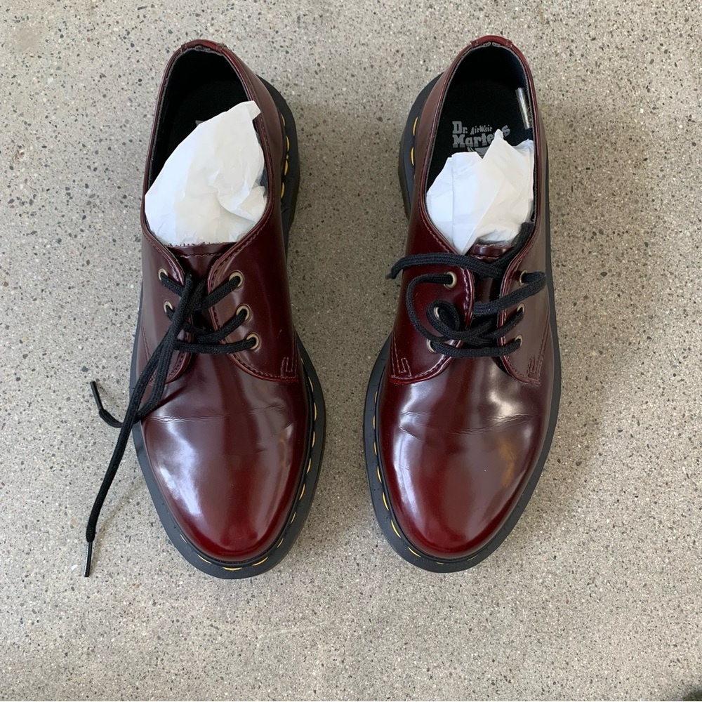 Cherry Red VEGAN 1461 OXFORD